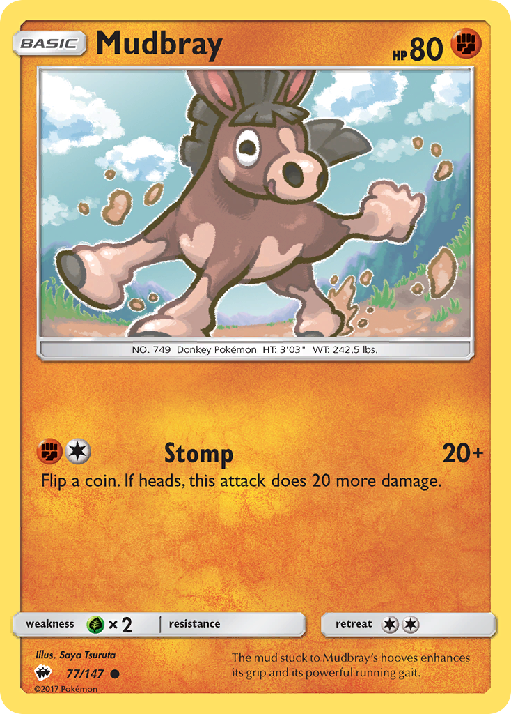 Mudbray (77/147) [Sun & Moon: Burning Shadows] | Dragon's Lair Comics and Fantasy Houston TX