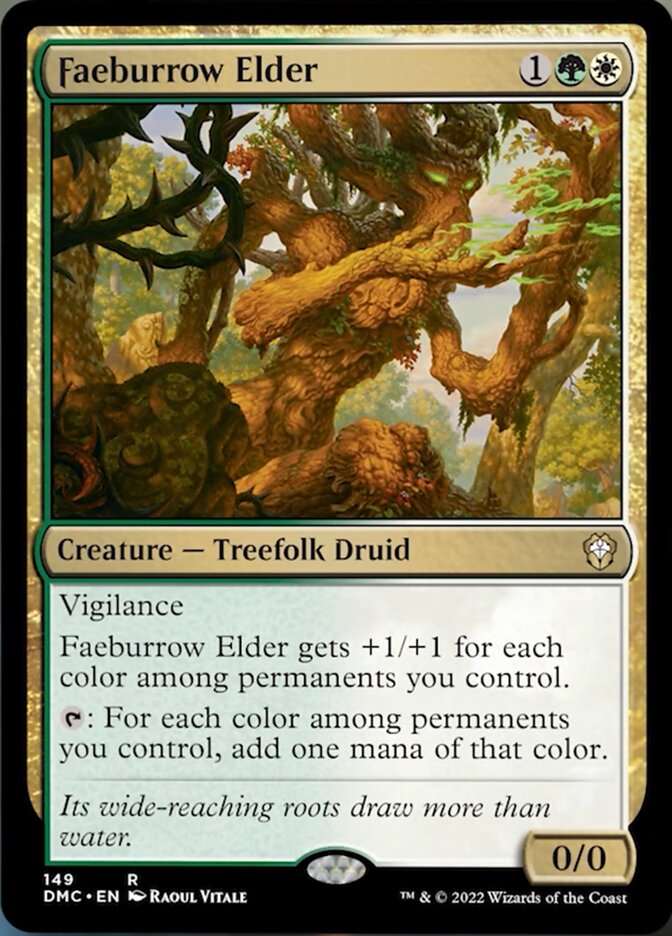 Faeburrow Elder [Dominaria United Commander] | Dragon's Lair Comics and Fantasy Houston TX