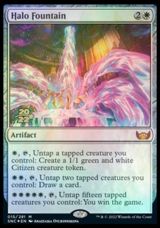 Halo Fountain [Streets of New Capenna Prerelease Promos] | Dragon's Lair Comics and Fantasy Houston TX