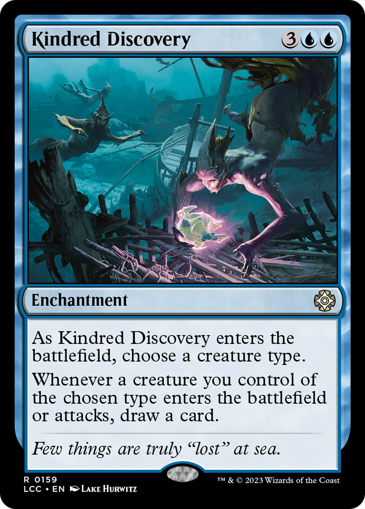 Kindred Discovery [The Lost Caverns of Ixalan Commander] | Dragon's Lair Comics and Fantasy Houston TX