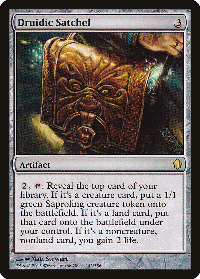 Druidic Satchel [Commander 2013] | Dragon's Lair Comics and Fantasy Houston TX