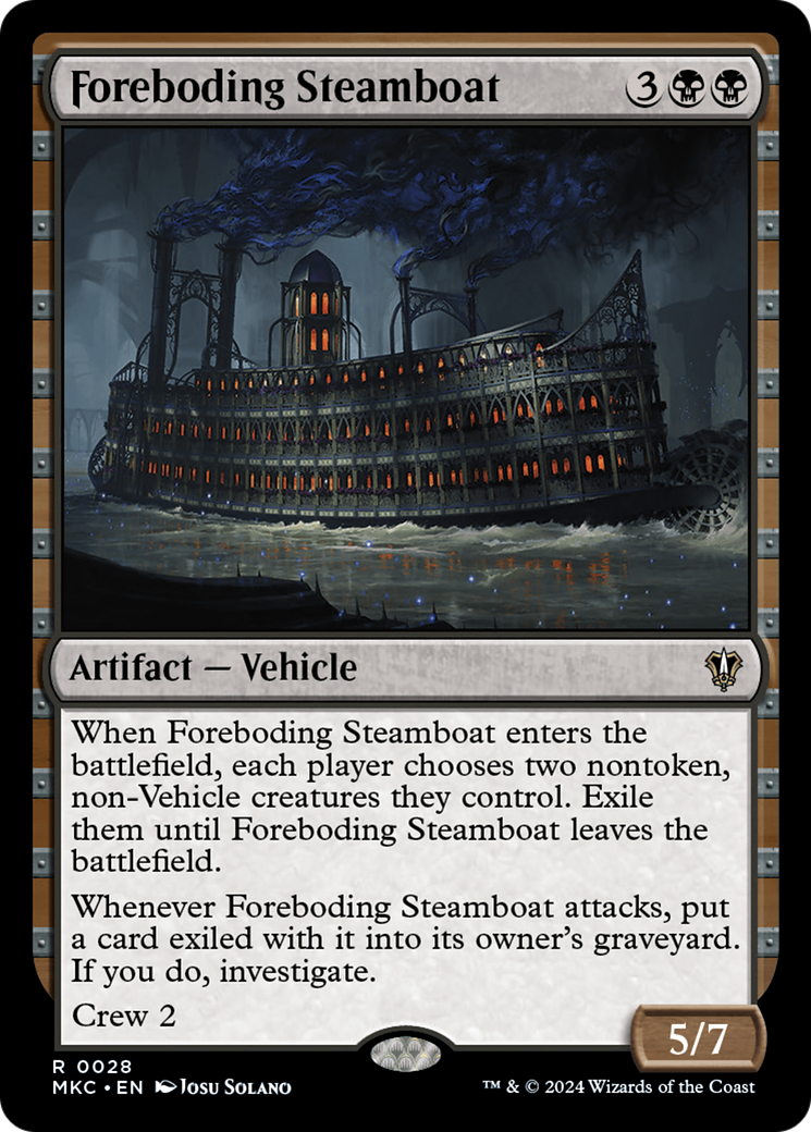 Foreboding Steamboat [Murders at Karlov Manor Commander] | Dragon's Lair Comics and Fantasy Houston TX