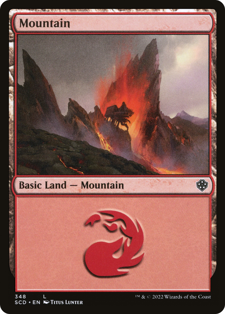 Mountain (348) [Starter Commander Decks] | Dragon's Lair Comics and Fantasy Houston TX