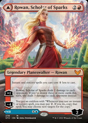 Rowan, Scholar of Sparks // Will, Scholar of Frost (Borderless) [Strixhaven: School of Mages] | Dragon's Lair Comics and Fantasy Houston TX