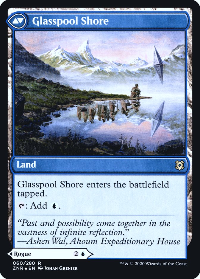 Glasspool Mimic // Glasspool Shore [Zendikar Rising Prerelease Promos] | Dragon's Lair Comics and Fantasy Houston TX
