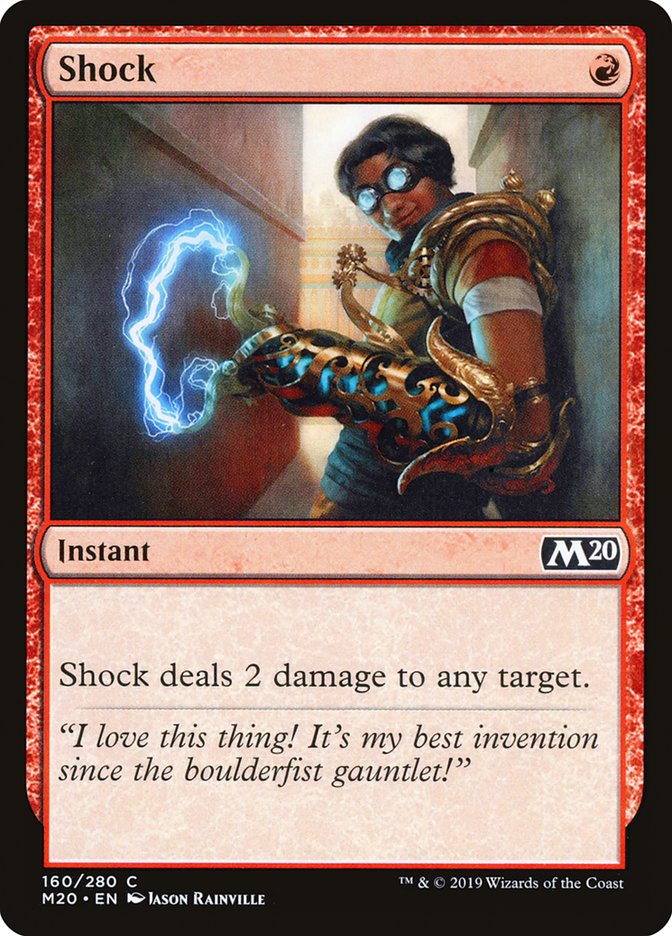 Shock [Core Set 2020] | Dragon's Lair Comics and Fantasy Houston TX