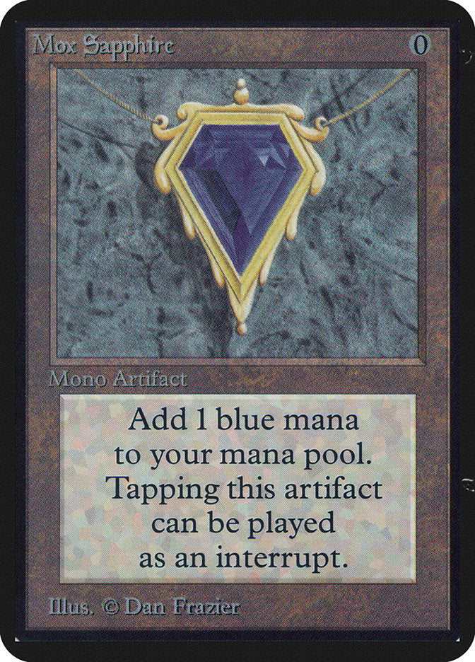 Mox Sapphire [Alpha Edition] | Dragon's Lair Comics and Fantasy Houston TX