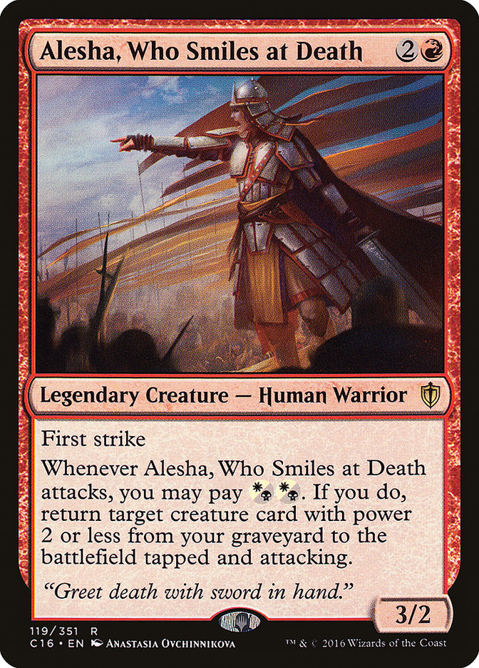 Alesha, Who Smiles at Death [Commander 2016] | Dragon's Lair Comics and Fantasy Houston TX