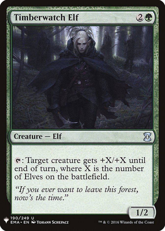 Timberwatch Elf [Mystery Booster] | Dragon's Lair Comics and Fantasy Houston TX
