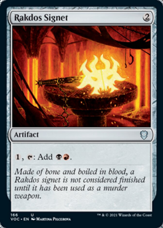 Rakdos Signet [Innistrad: Crimson Vow Commander] | Dragon's Lair Comics and Fantasy Houston TX