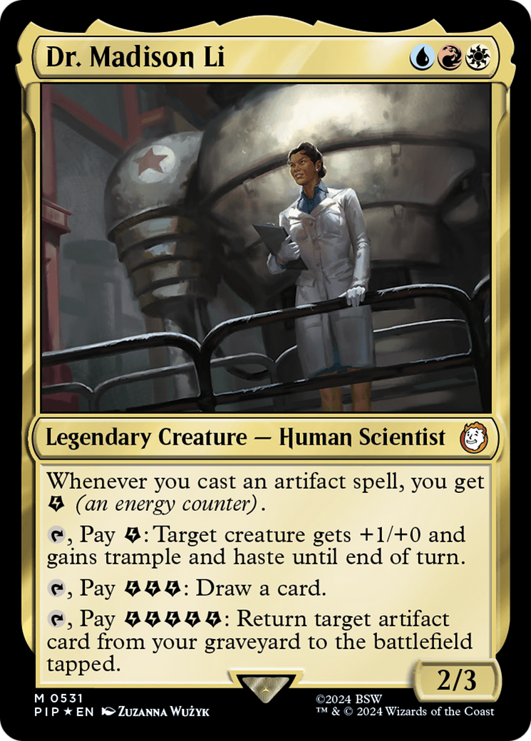 Dr. Madison Li (Surge Foil) [Fallout] | Dragon's Lair Comics and Fantasy Houston TX