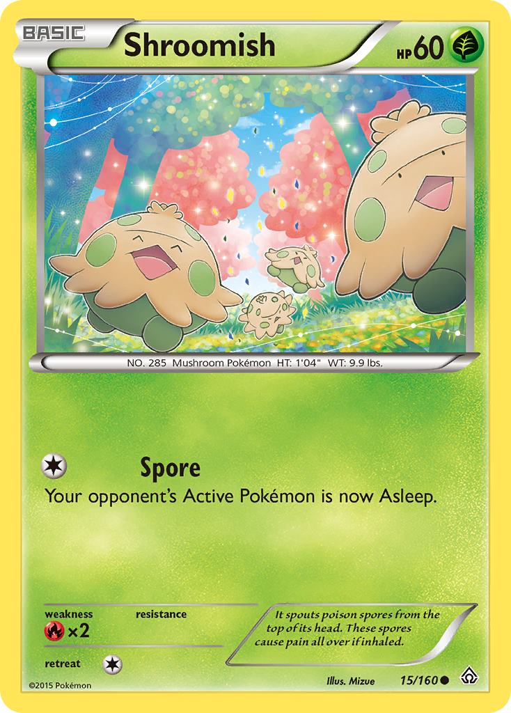 Shroomish (15/160) [XY: Primal Clash] | Dragon's Lair Comics and Fantasy Houston TX