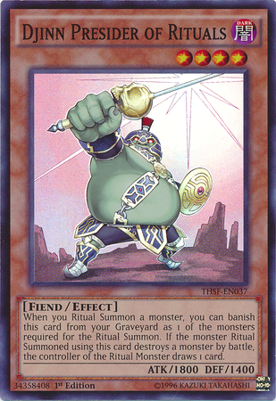 Djinn Presider of Rituals [THSF-EN037] Super Rare | Dragon's Lair Comics and Fantasy Houston TX