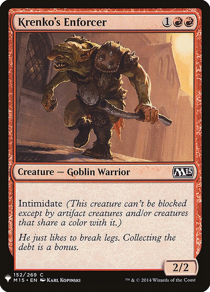 Krenko's Enforcer [Mystery Booster] | Dragon's Lair Comics and Fantasy Houston TX
