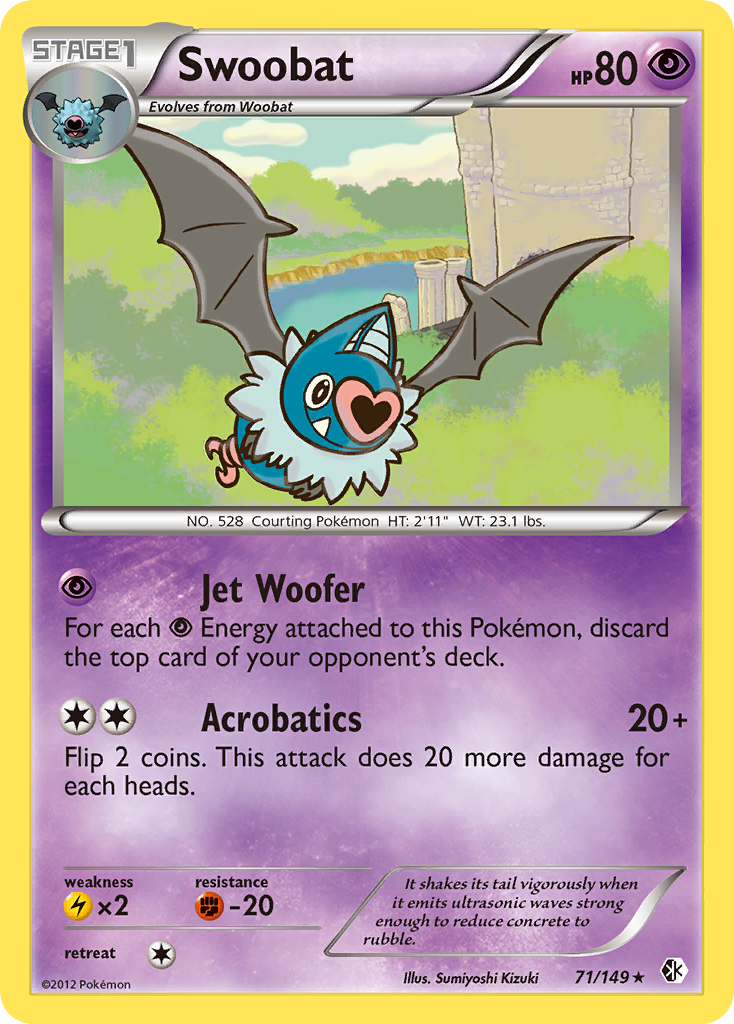 Swoobat (71/149) [Black & White: Boundaries Crossed] | Dragon's Lair Comics and Fantasy Houston TX