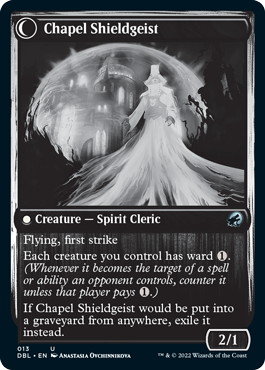 Chaplain of Alms // Chapel Shieldgeist [Innistrad: Double Feature] | Dragon's Lair Comics and Fantasy Houston TX