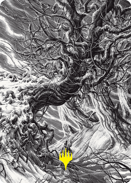 Forest Art Card (Gold-Stamped Signature) [Innistrad: Crimson Vow Art Series] | Dragon's Lair Comics and Fantasy Houston TX