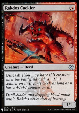 Rakdos Cackler [The List] | Dragon's Lair Comics and Fantasy Houston TX