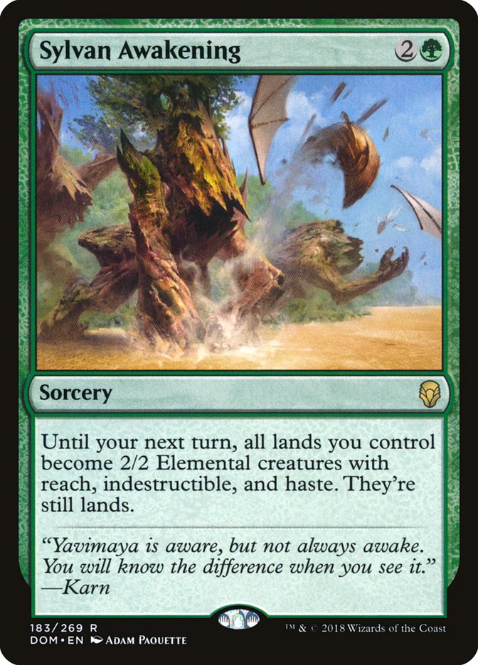 Sylvan Awakening [Dominaria] | Dragon's Lair Comics and Fantasy Houston TX