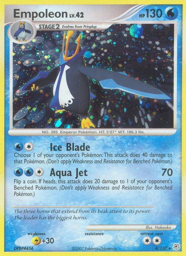 Empoleon (4/130) [Diamond & Pearl: Base Set] | Dragon's Lair Comics and Fantasy Houston TX