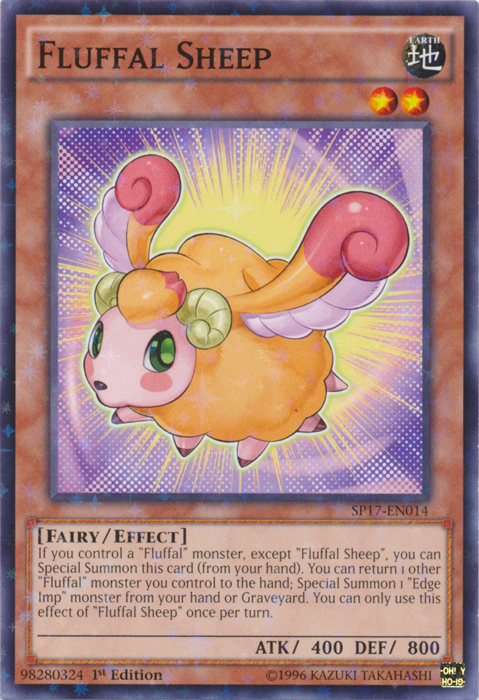 Fluffal Sheep [SP17-EN014] Starfoil Rare | Dragon's Lair Comics and Fantasy Houston TX