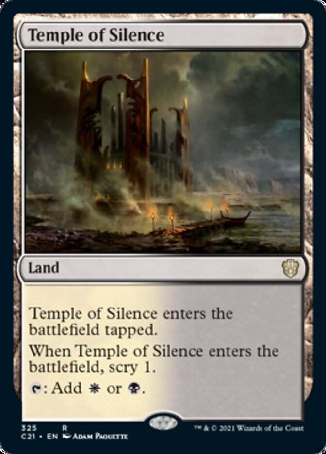 Temple of Silence [Commander 2021] | Dragon's Lair Comics and Fantasy Houston TX