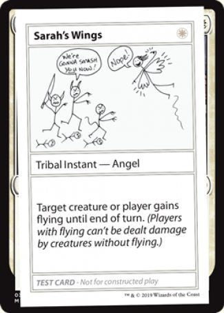 Sarah's Wings (2021 Edition) [Mystery Booster Playtest Cards] | Dragon's Lair Comics and Fantasy Houston TX