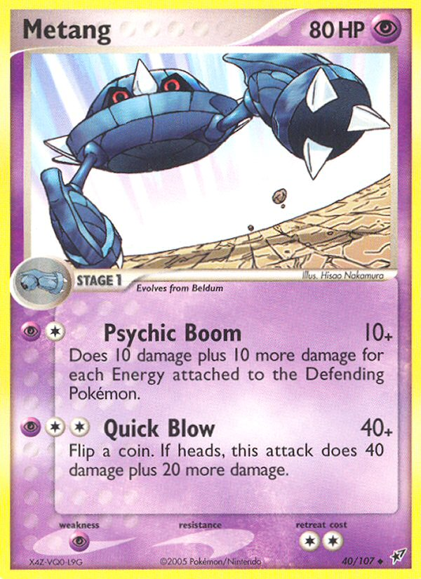 Metang (40/107) [EX: Deoxys] | Dragon's Lair Comics and Fantasy Houston TX