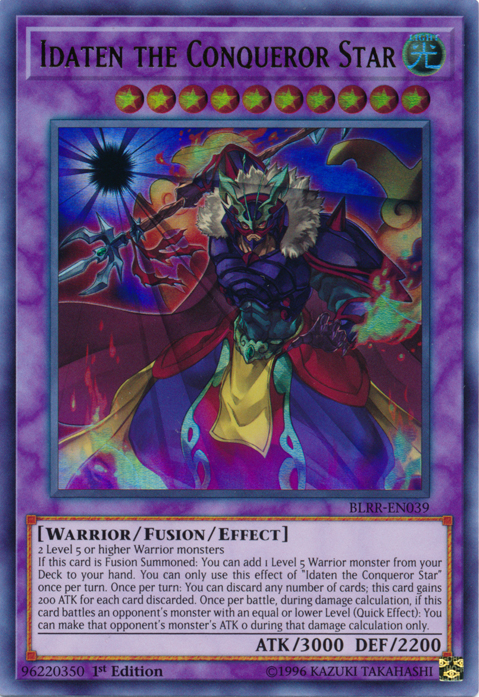 Idaten the Conqueror Star [BLRR-EN039] Ultra Rare | Dragon's Lair Comics and Fantasy Houston TX