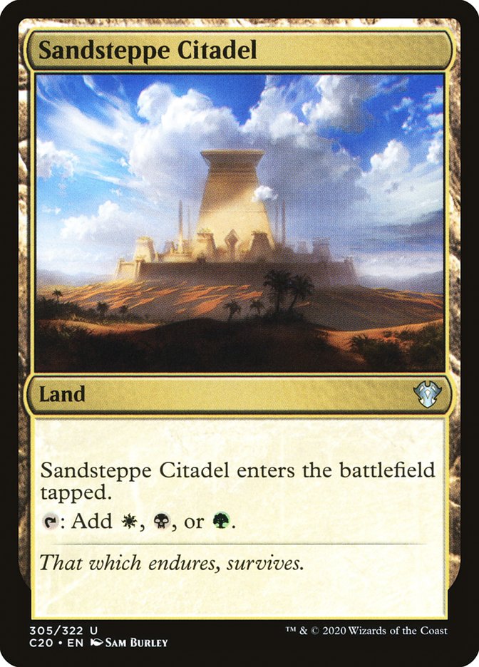 Sandsteppe Citadel [Commander 2020] | Dragon's Lair Comics and Fantasy Houston TX