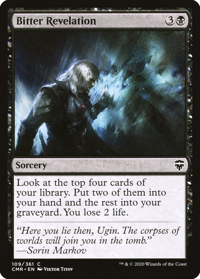 Bitter Revelation [Commander Legends] | Dragon's Lair Comics and Fantasy Houston TX