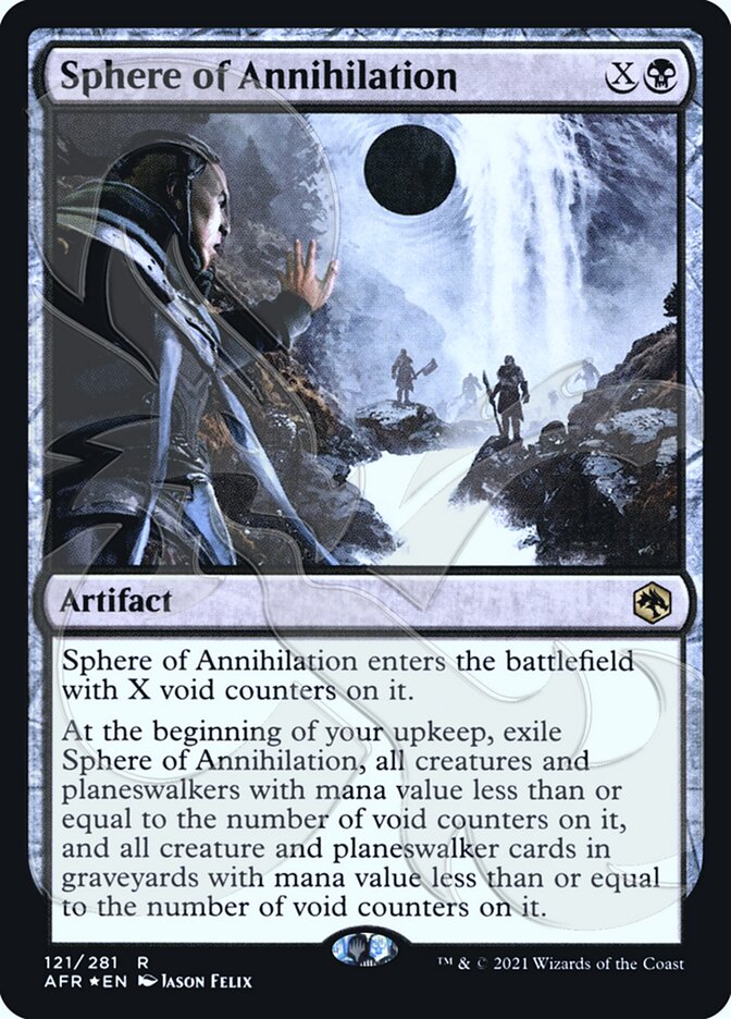 Sphere of Annihilation (Ampersand Promo) [Dungeons & Dragons: Adventures in the Forgotten Realms Promos] | Dragon's Lair Comics and Fantasy Houston TX