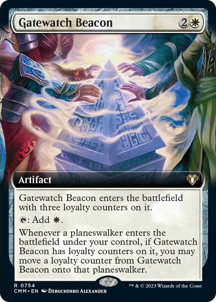 Gatewatch Beacon (Extended Art) [Commander Masters] | Dragon's Lair Comics and Fantasy Houston TX