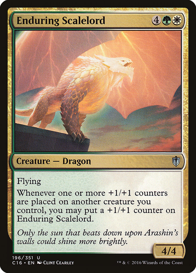 Enduring Scalelord [Commander 2016] | Dragon's Lair Comics and Fantasy Houston TX