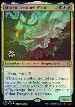 Miirym, Sentinel Wyrm [Commander Legends: Battle for Baldur's Gate Prerelease Promos] | Dragon's Lair Comics and Fantasy Houston TX