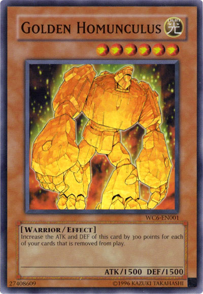 Golden Homunculus [WC6-EN001] Super Rare | Dragon's Lair Comics and Fantasy Houston TX