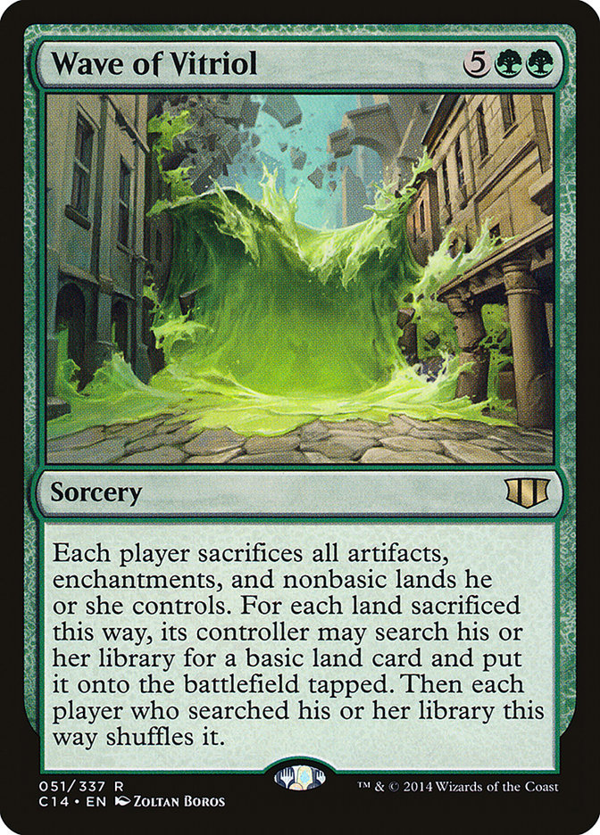 Wave of Vitriol [Commander 2014] | Dragon's Lair Comics and Fantasy Houston TX