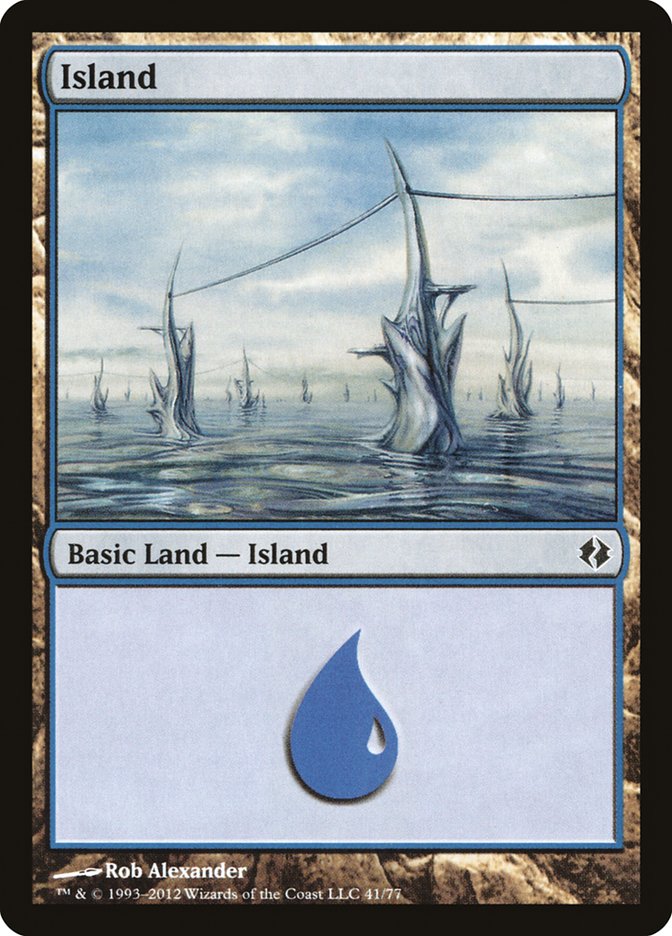 Island (41) [Duel Decks: Venser vs. Koth] | Dragon's Lair Comics and Fantasy Houston TX
