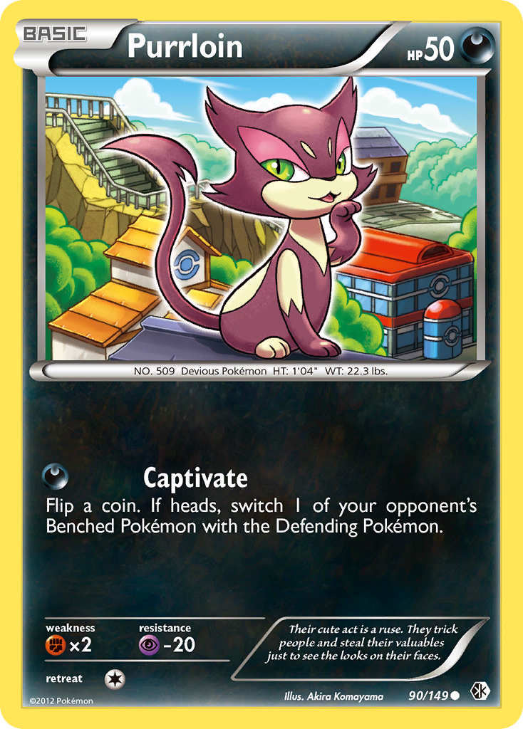 Purrloin (90/149) [Black & White: Boundaries Crossed] | Dragon's Lair Comics and Fantasy Houston TX