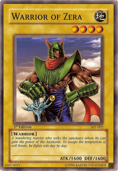 Warrior of Zera [AST-002] Common | Dragon's Lair Comics and Fantasy Houston TX