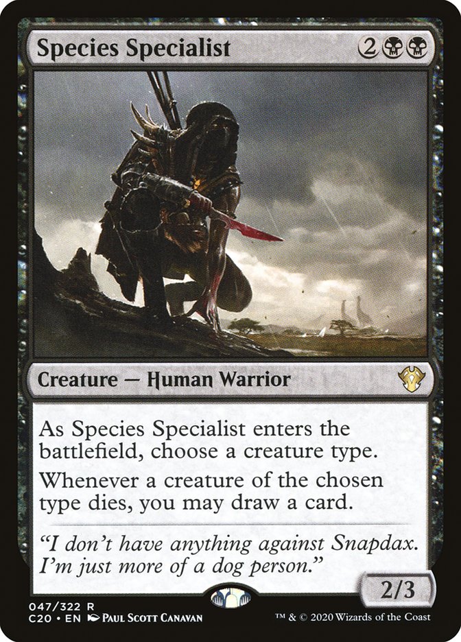 Species Specialist [Commander 2020] | Dragon's Lair Comics and Fantasy Houston TX