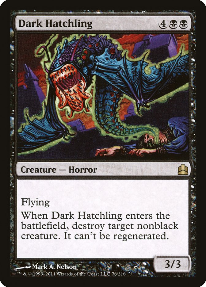 Dark Hatchling [Commander 2011] | Dragon's Lair Comics and Fantasy Houston TX