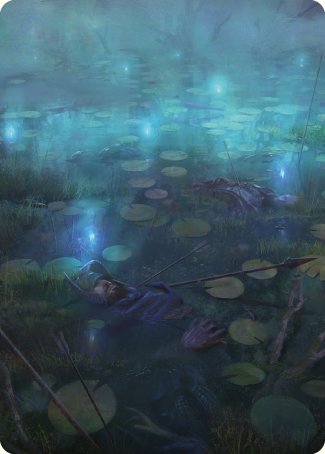 The Dead Marshes Art Card [The Lord of the Rings: Tales of Middle-earth Art Series] | Dragon's Lair Comics and Fantasy Houston TX