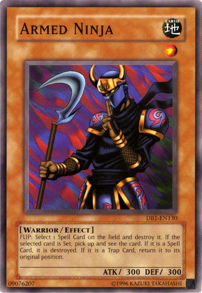 Armed Ninja [DB1-EN130] Common | Dragon's Lair Comics and Fantasy Houston TX