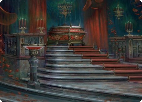 Edgar Markov's Coffin Art Card [Innistrad: Crimson Vow Art Series] | Dragon's Lair Comics and Fantasy Houston TX