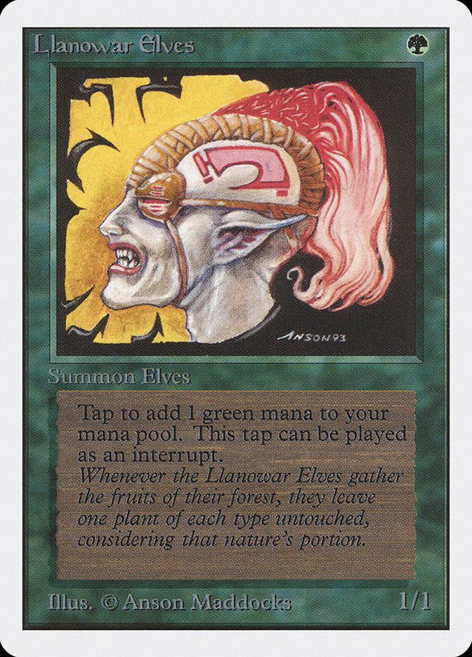Llanowar Elves [Unlimited Edition] | Dragon's Lair Comics and Fantasy Houston TX