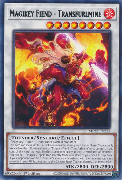 Magikey Fiend - Transfurlmine [MP22-EN211] Rare | Dragon's Lair Comics and Fantasy Houston TX
