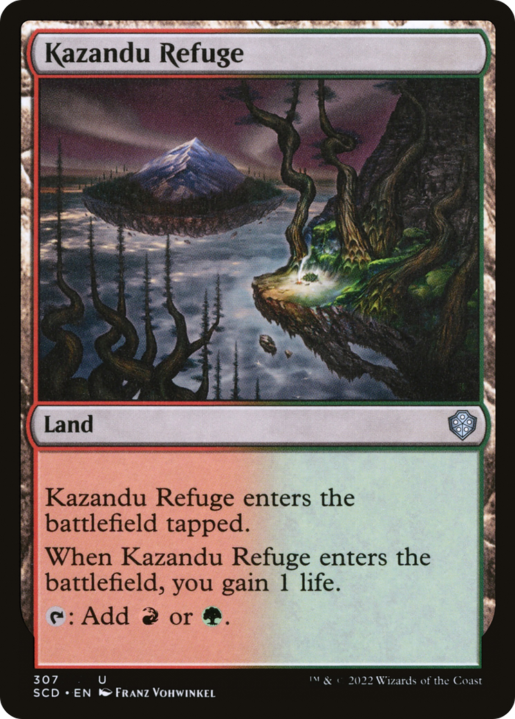 Kazandu Refuge [Starter Commander Decks] | Dragon's Lair Comics and Fantasy Houston TX