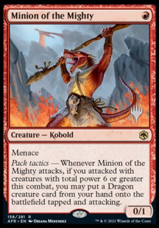 Minion of the Mighty (Promo Pack) [Dungeons & Dragons: Adventures in the Forgotten Realms Promos] | Dragon's Lair Comics and Fantasy Houston TX