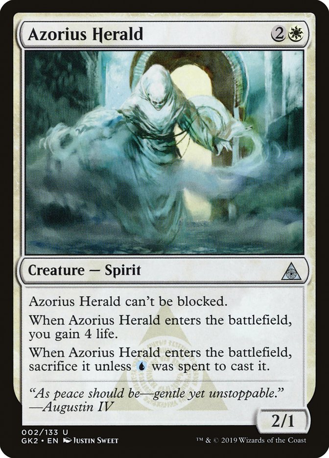 Azorius Herald [Ravnica Allegiance Guild Kit] | Dragon's Lair Comics and Fantasy Houston TX